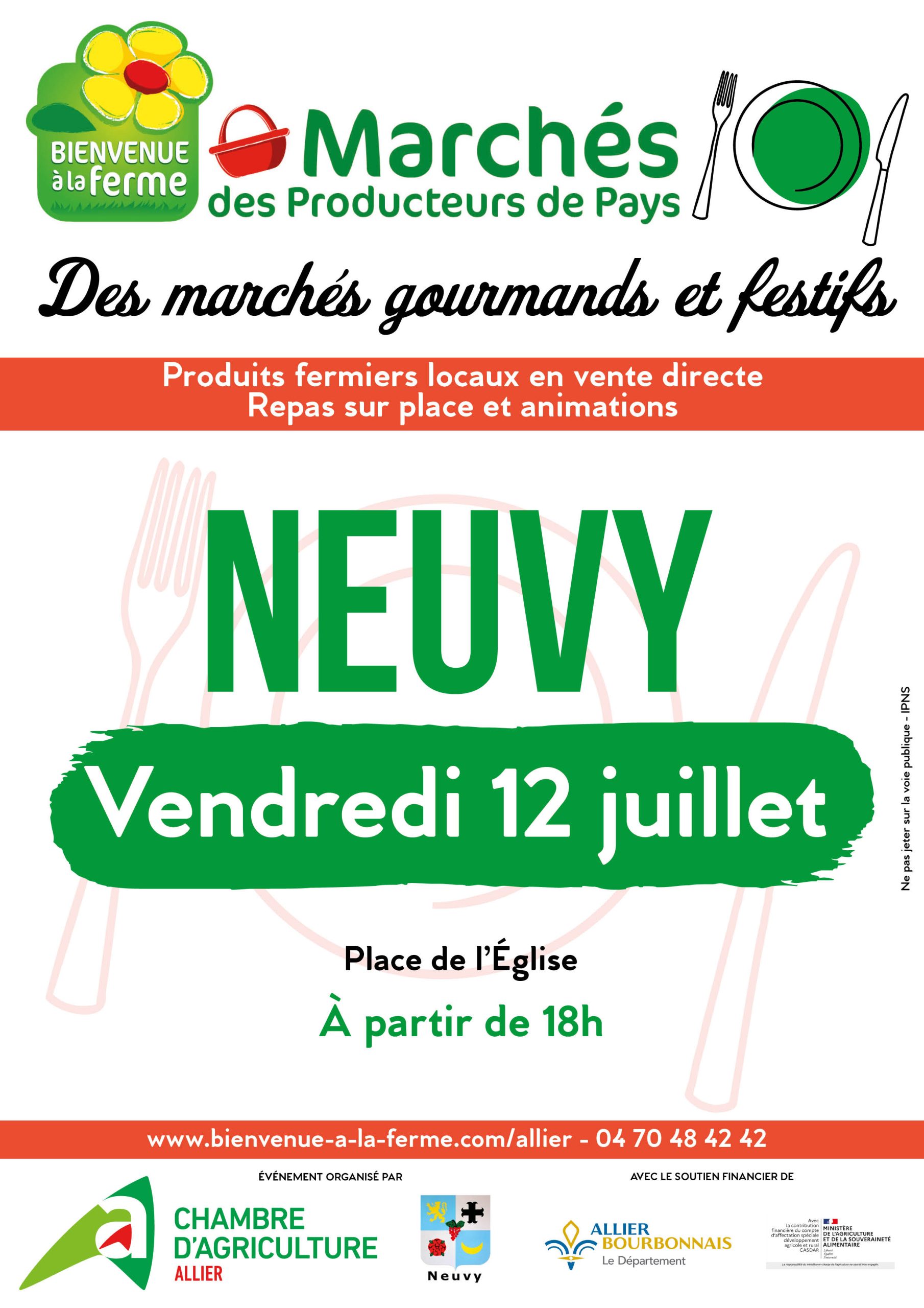 MARCHÉ DE PRODUCTEURS