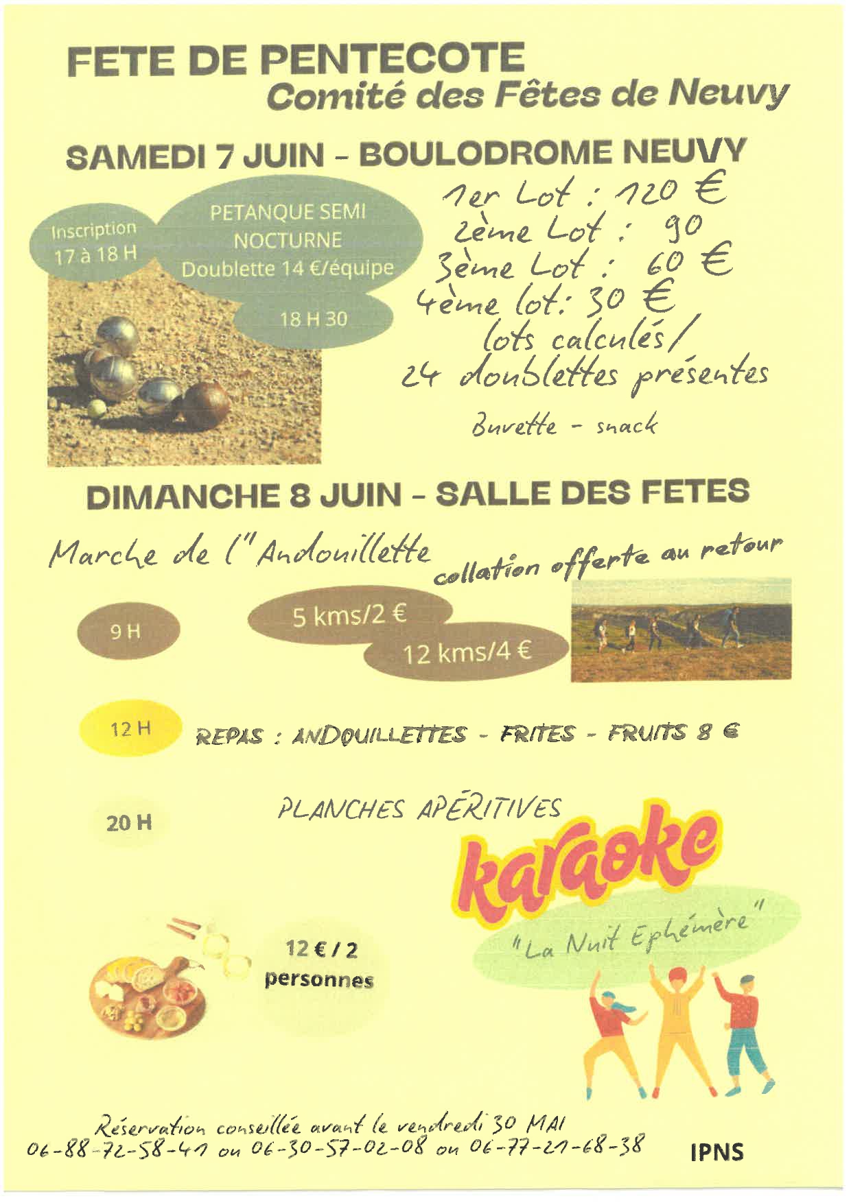 COMITÉ DES FÊTES - FÊTE DE PENTECÔTE