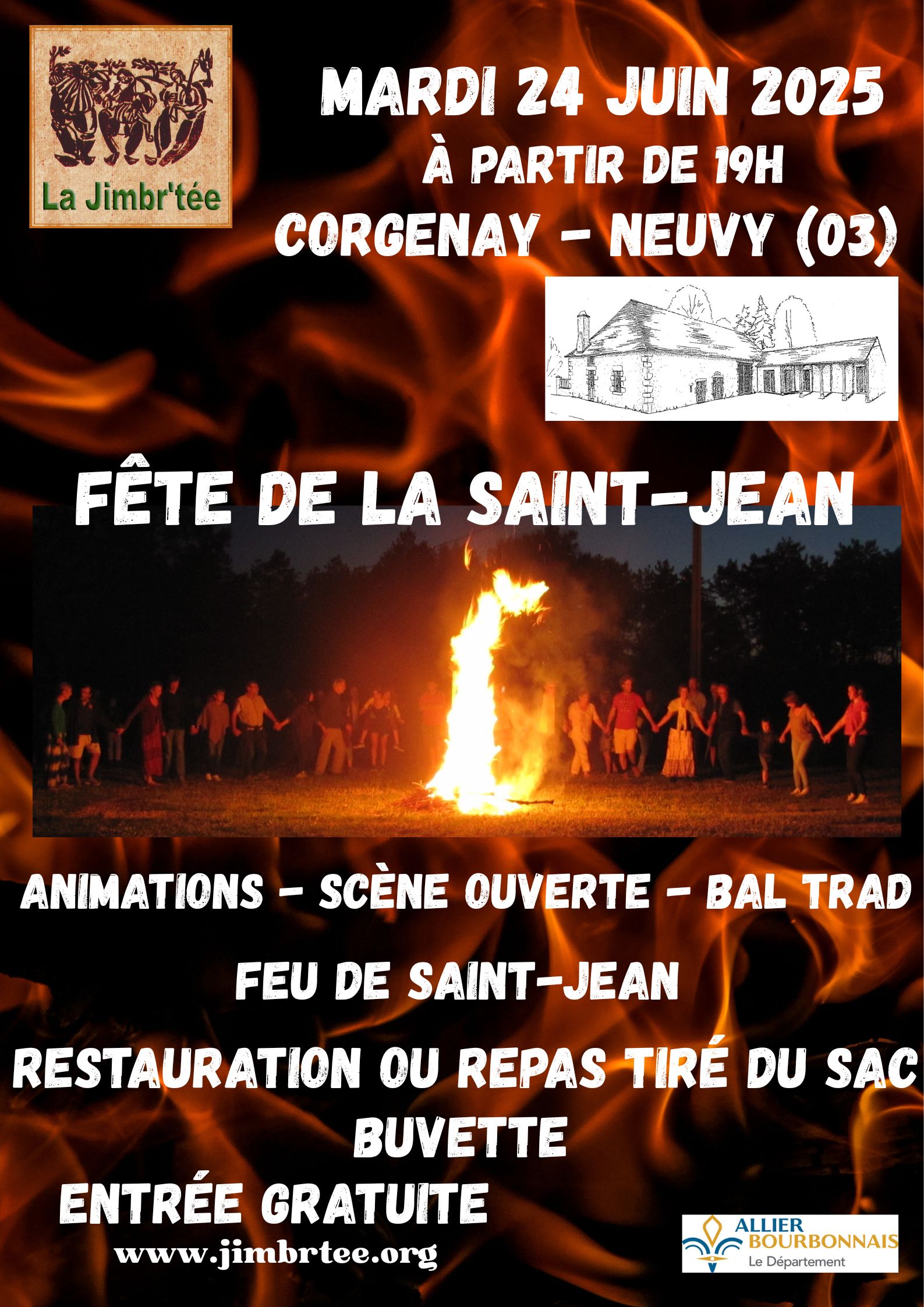GRANGE DE CORGENAY - FÊTE DE LA SAINT-JEAN