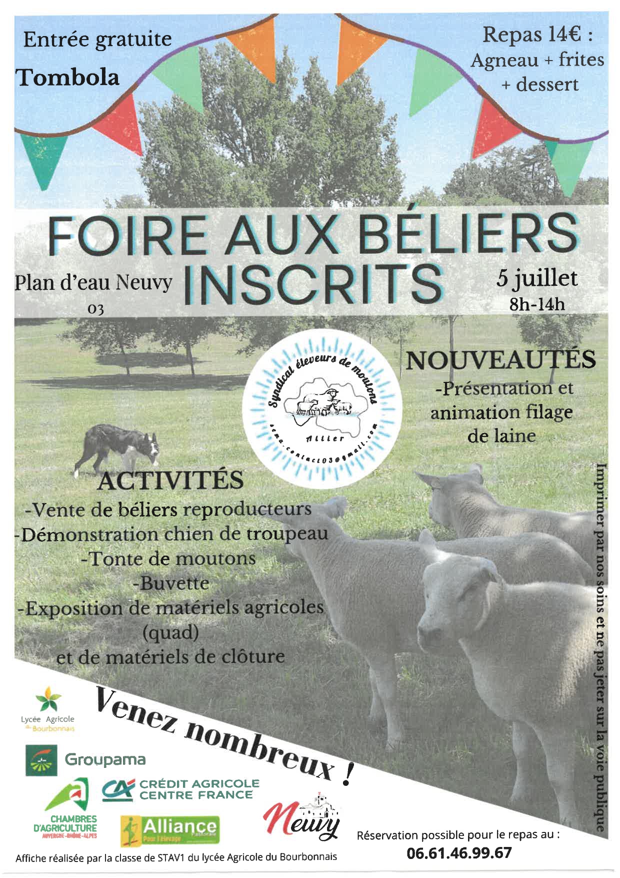 FOIRE AUX BÉLIERS